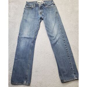 Levi's 514 Jeans Men's Size‎ 30 Blue Denim Stretch Slim Fit Straight Leg Outdoor